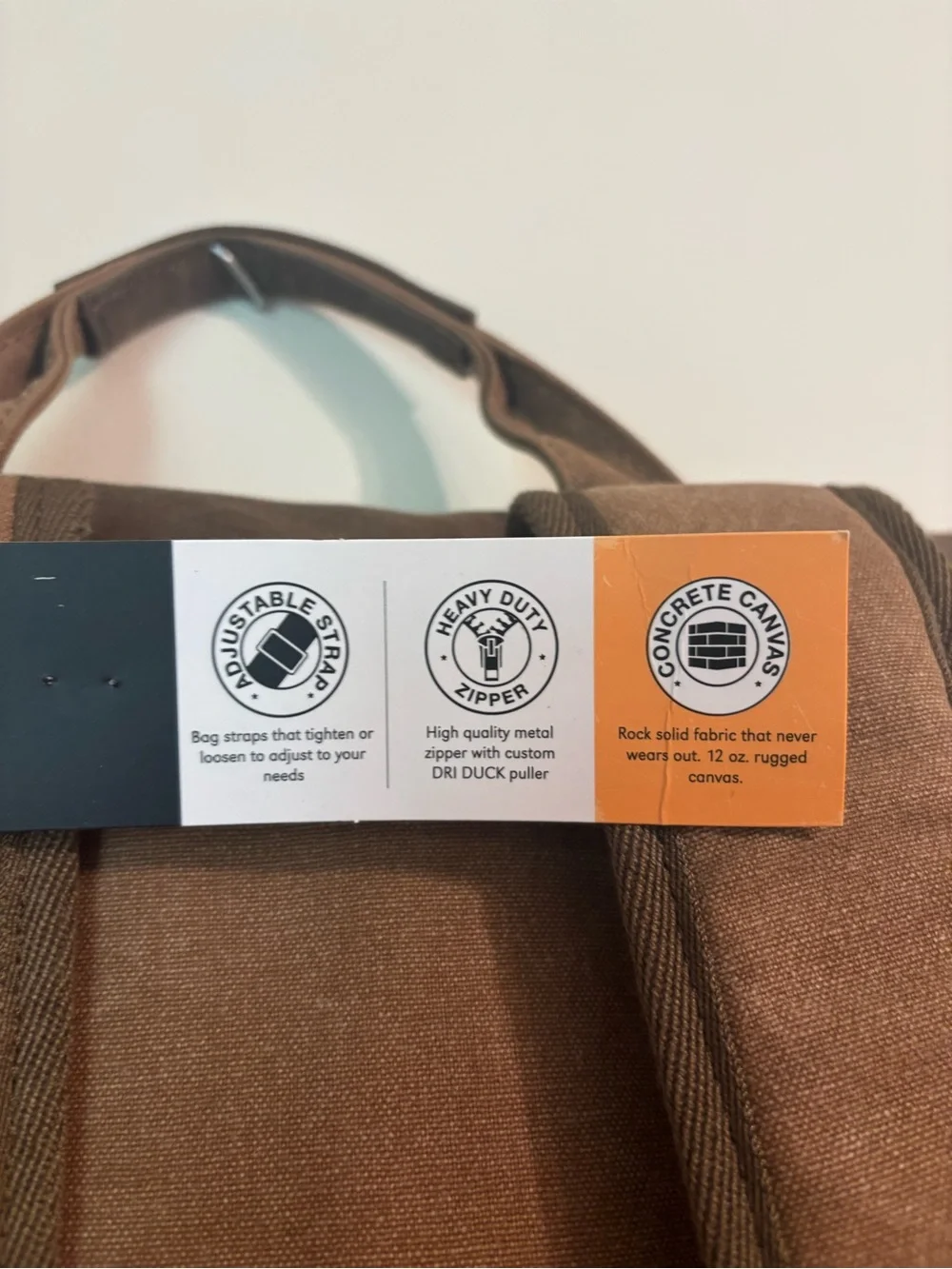 NWT DRI DUCK Commuter Laptop Backpack Field Khaki Brown 18L Canvas 17